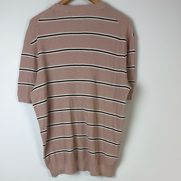 RW&CO. Pink and Blue Crew Neck Sweater Size Large - Picture 2 of 5